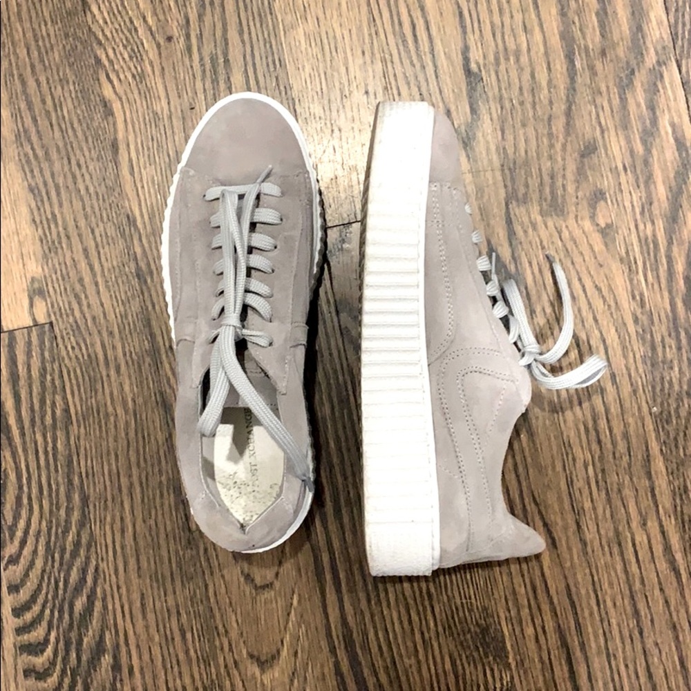 Suede sneakers